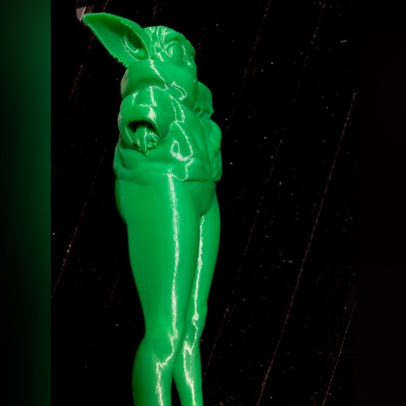 Sexy Legs Yoda Statue | 3D Printed Unpainted - Picture 4 of 15